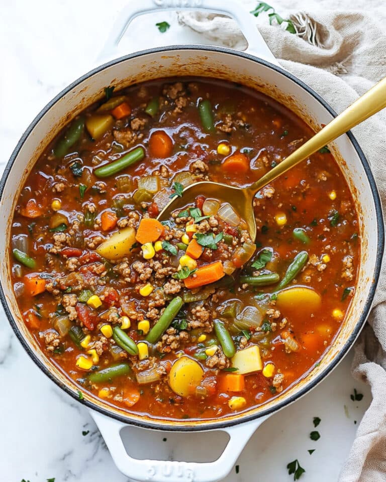 Cowboy Hamburger Soup Recipe