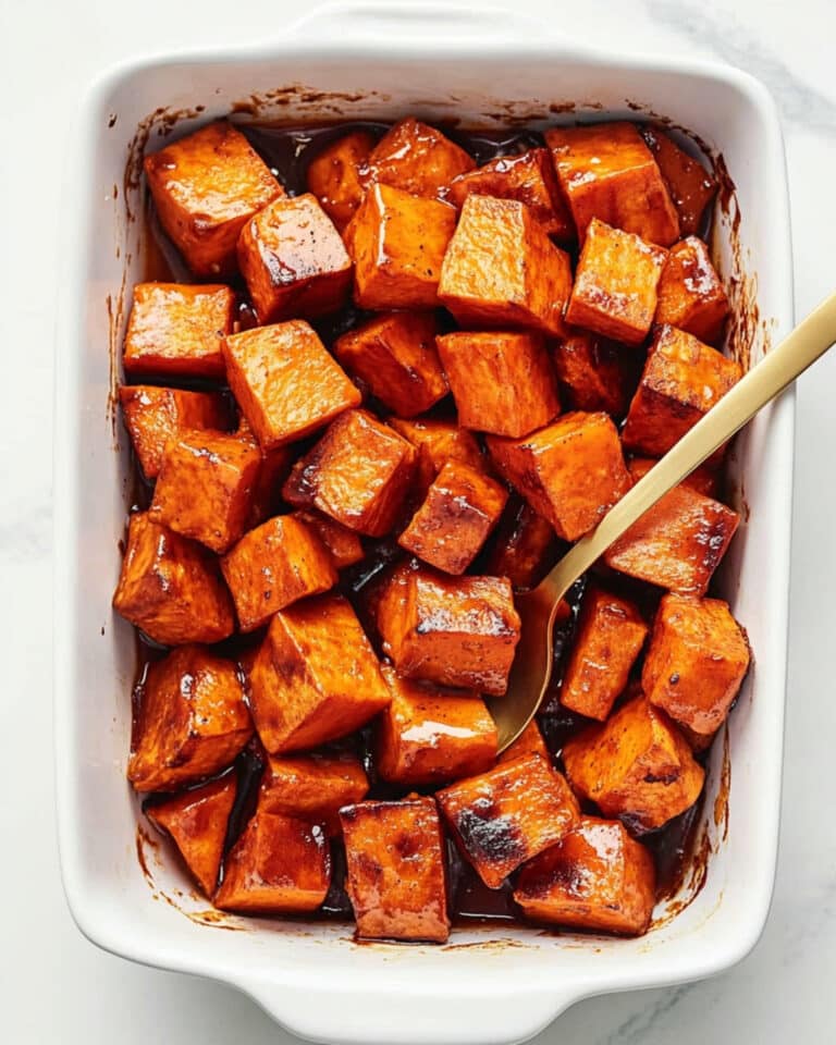 Roasted Honey Cinnamon Butter Sweet Potatoes Recipe