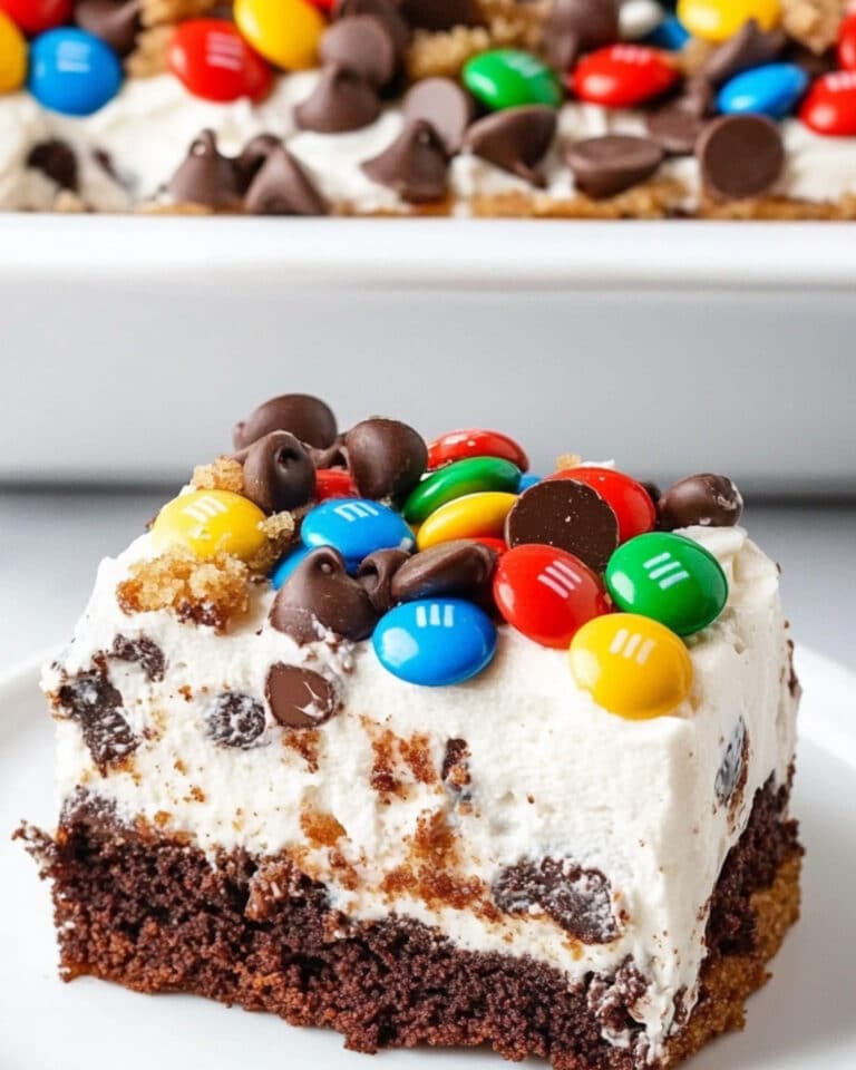 Monster Cookie Poke Cake Recipe