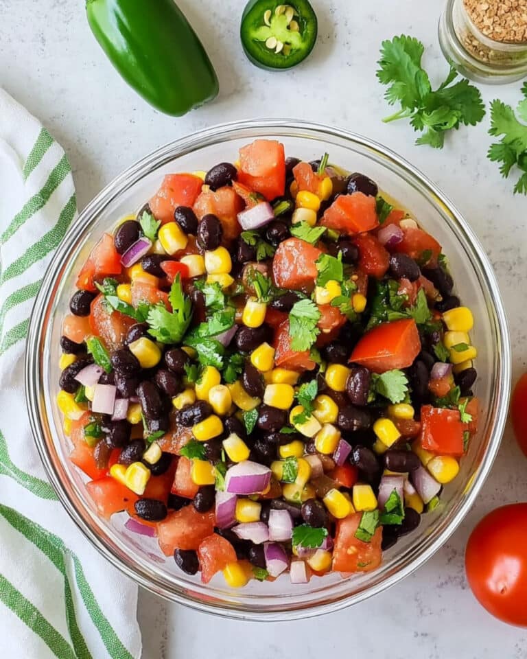 Black Bean and Corn Salad: Fiesta in a Bowl!