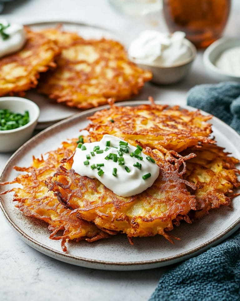 Crispy Potato Latkes Recipe