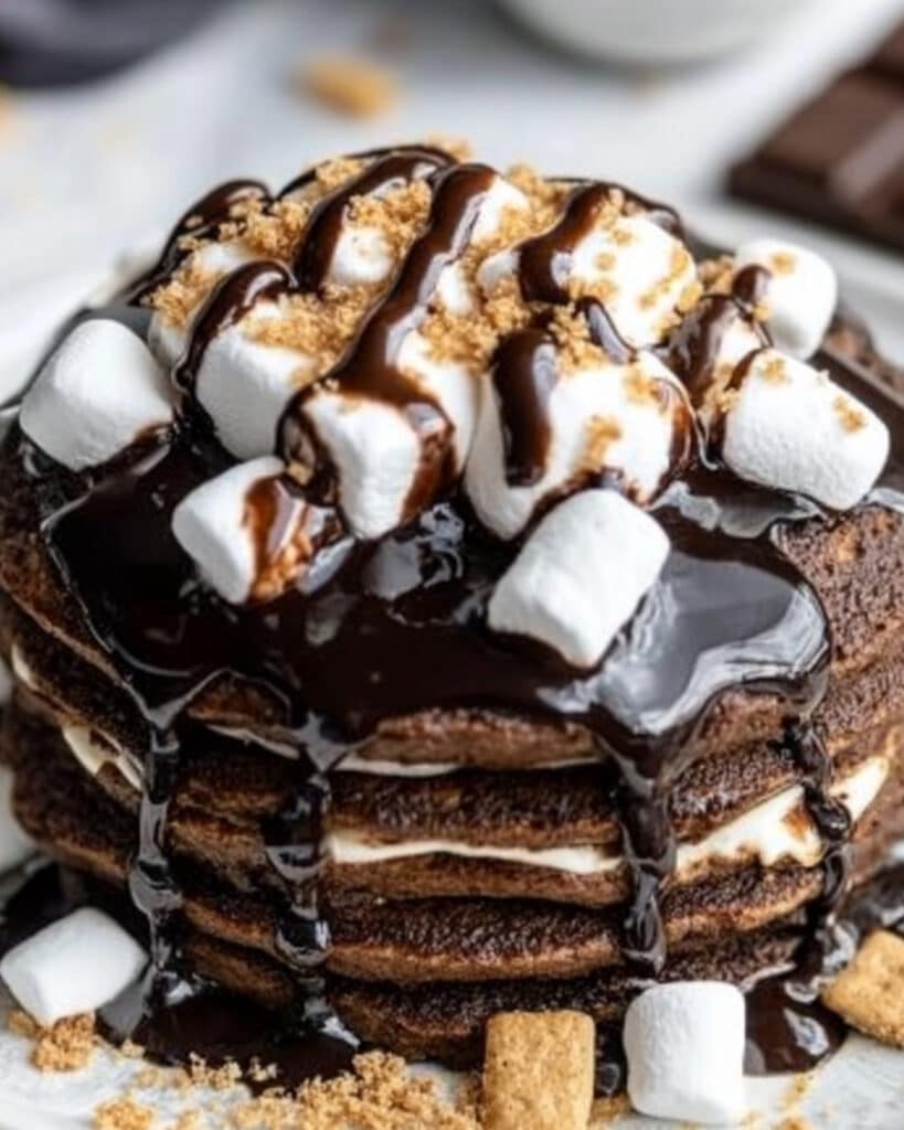 S’mores Pancakes Recipe