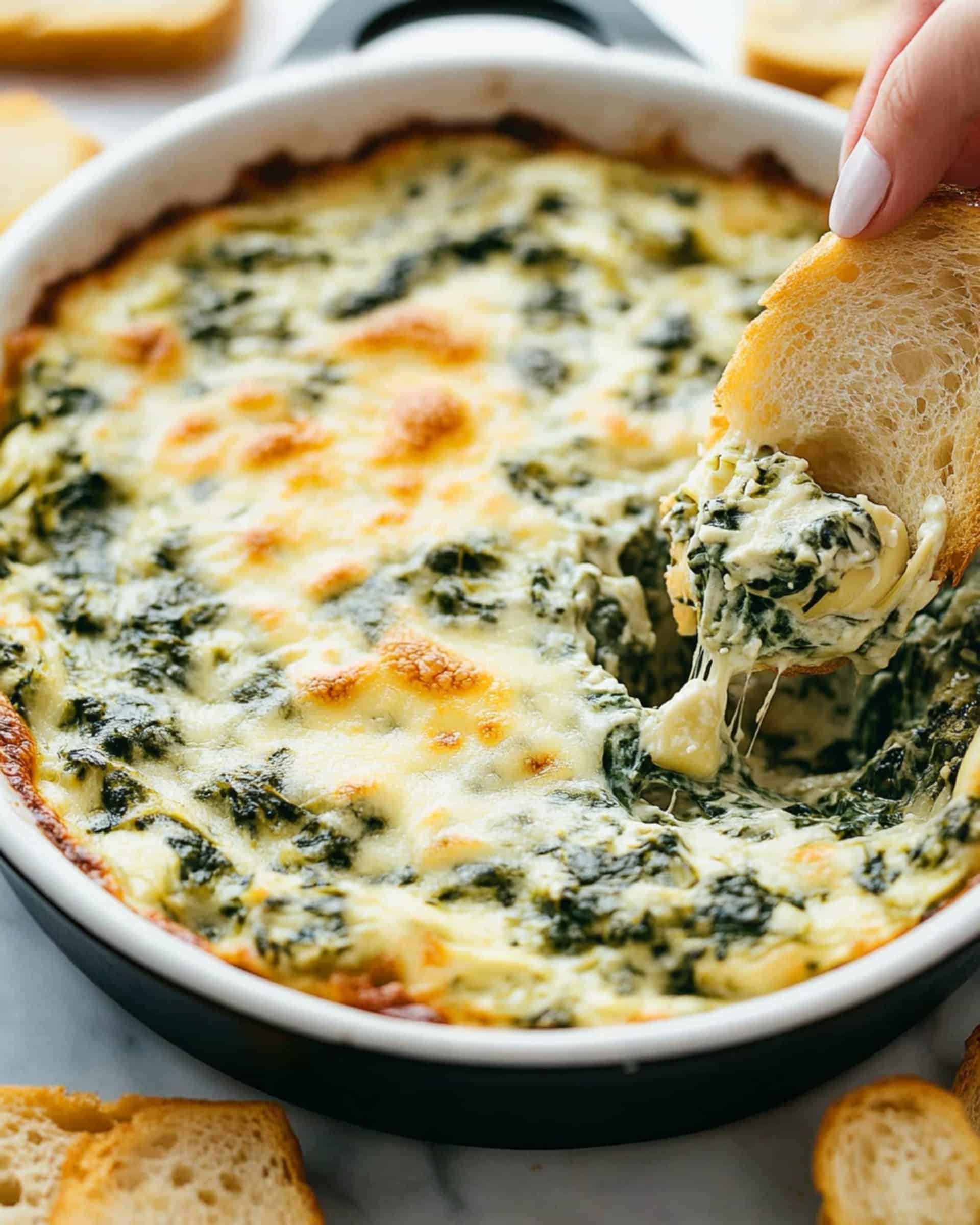 Hot Spinach Artichoke Dip Recipe