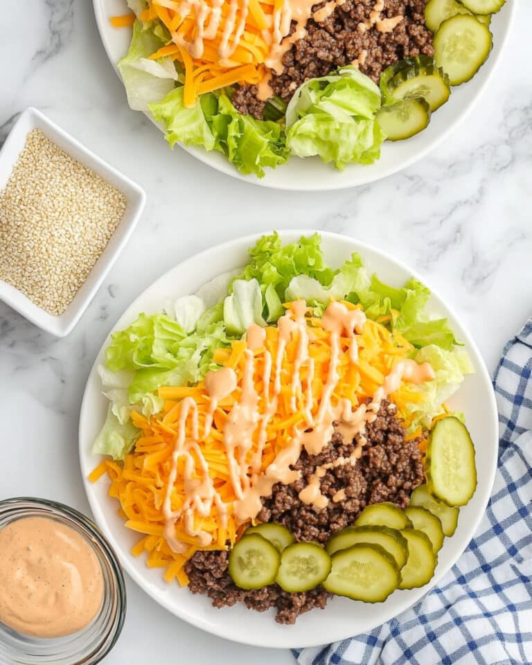 Big Mac Salad: Your Fast Food Craving, But Make It Healthy!