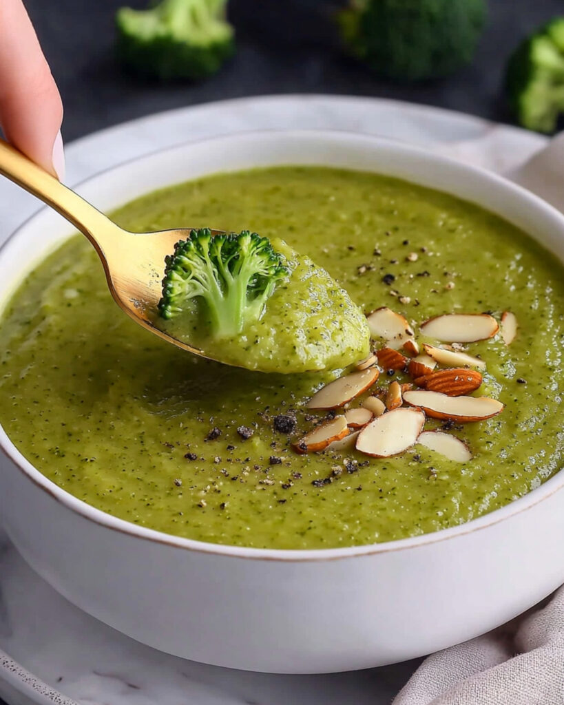 Broccoli Almond Soup Recipe