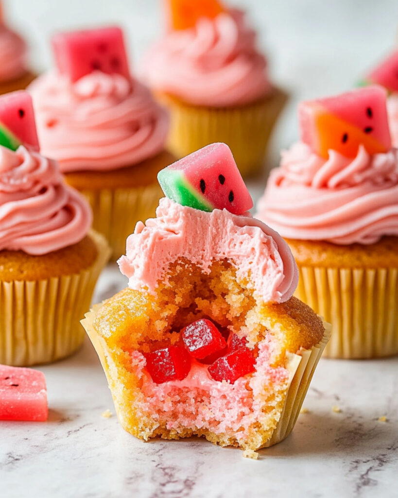 Watermelon Cupcakes Recipe