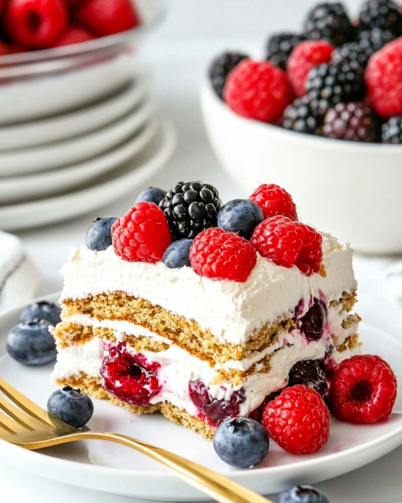 Berry Icebox Cake Recipe
