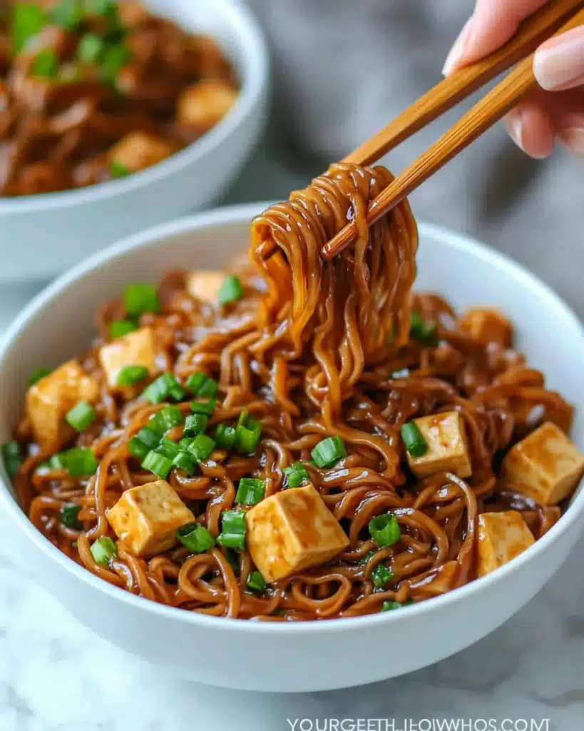 Easy Saucy Ramen Noodles Recipe