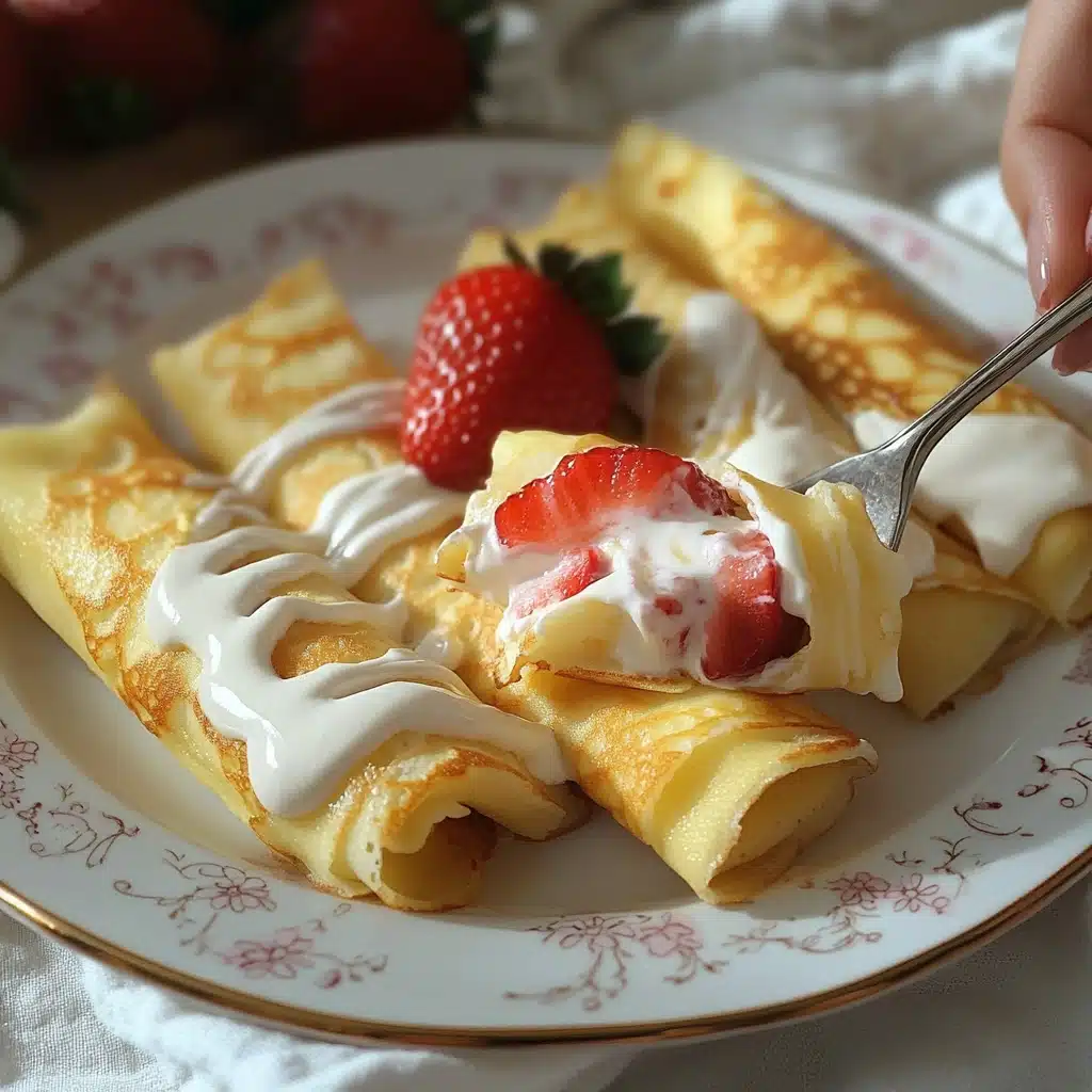 Strawberry Swirl Crepe Delights Recipe - Recipe Image