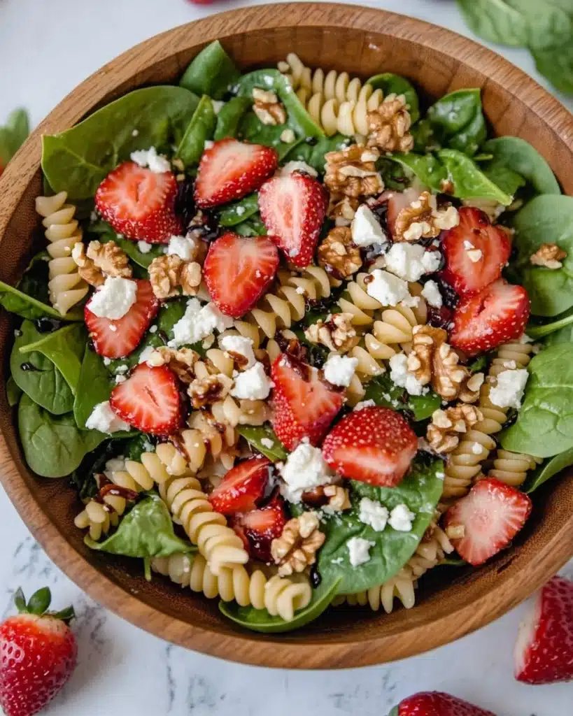Balsamic Strawberry Pasta Salad Delight Recipe