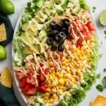 Salsa Ranch Chicken Taco Salad Recipe
