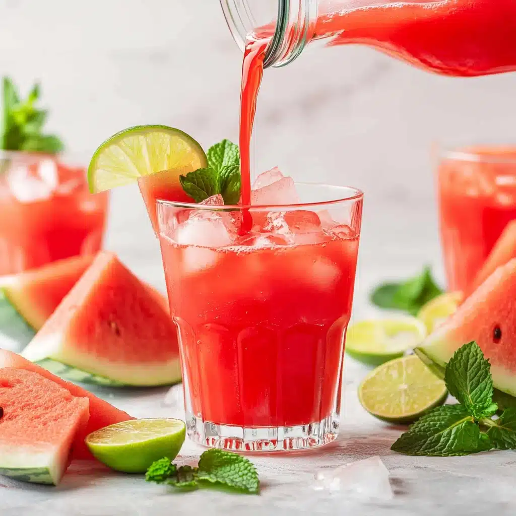 Watermelon Mint Mojito Sparkler Recipe - Recipe Image