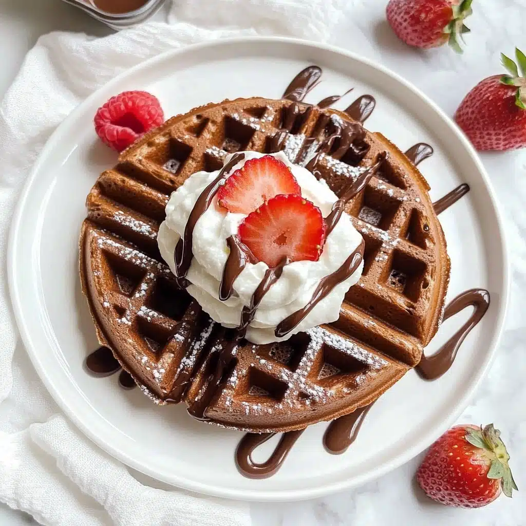 Best Nutella Waffles Recipe - Recipe Image