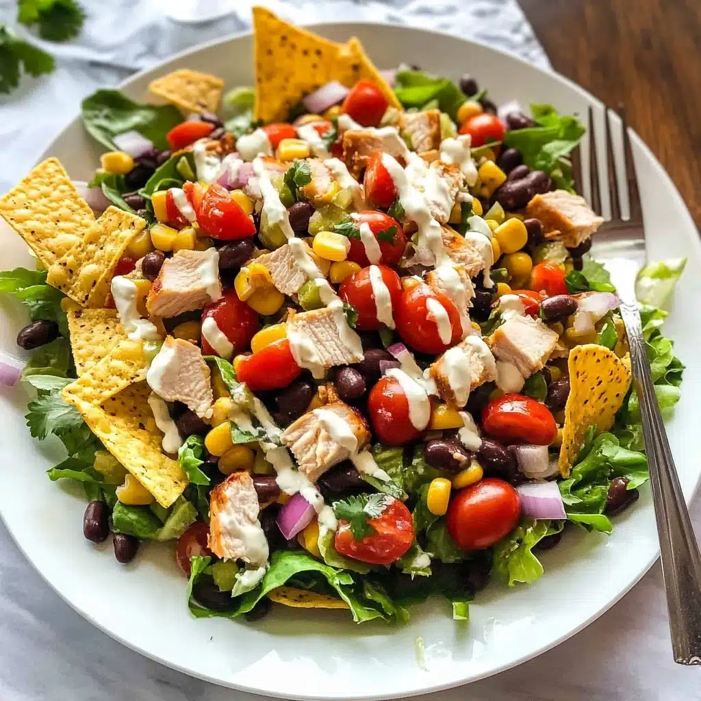 BBQ Chicken Salad Recipe - Recipe Image