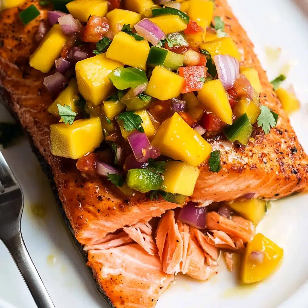 Salmon with Mango Salsa Recipe - Recipe Image