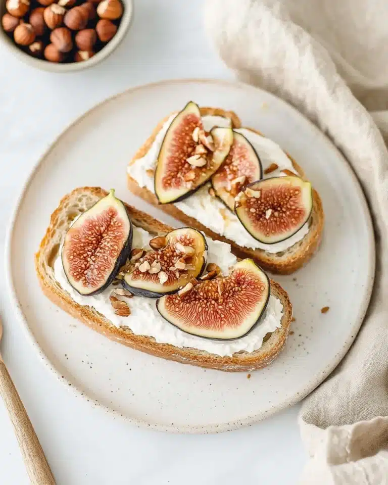 Whipped Ricotta and Fig Toast Recipe
