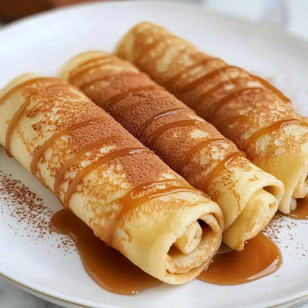 Cinnamon Roll Protein Crepes Recipe - Recipe Image