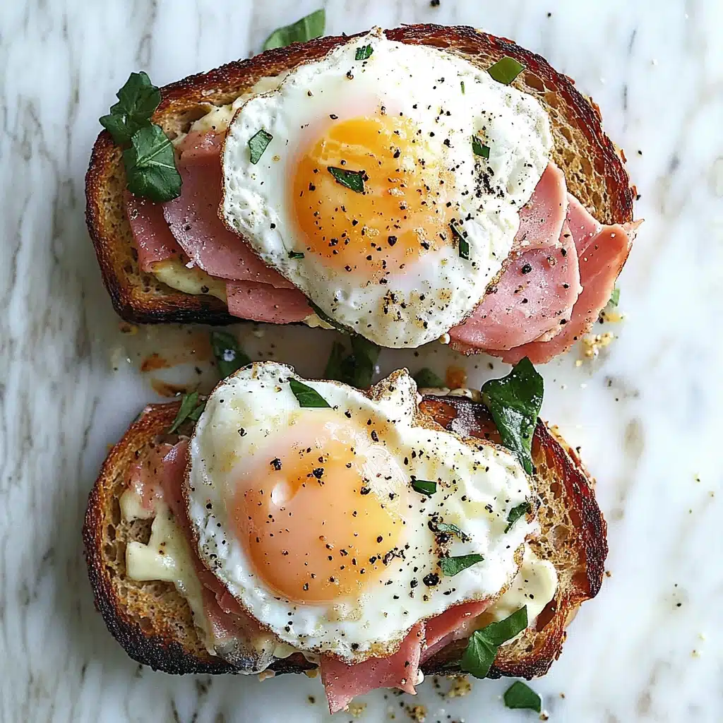 Croque Monsieur (Croque Madame) with Poached Eggs Recipe - Recipe Image