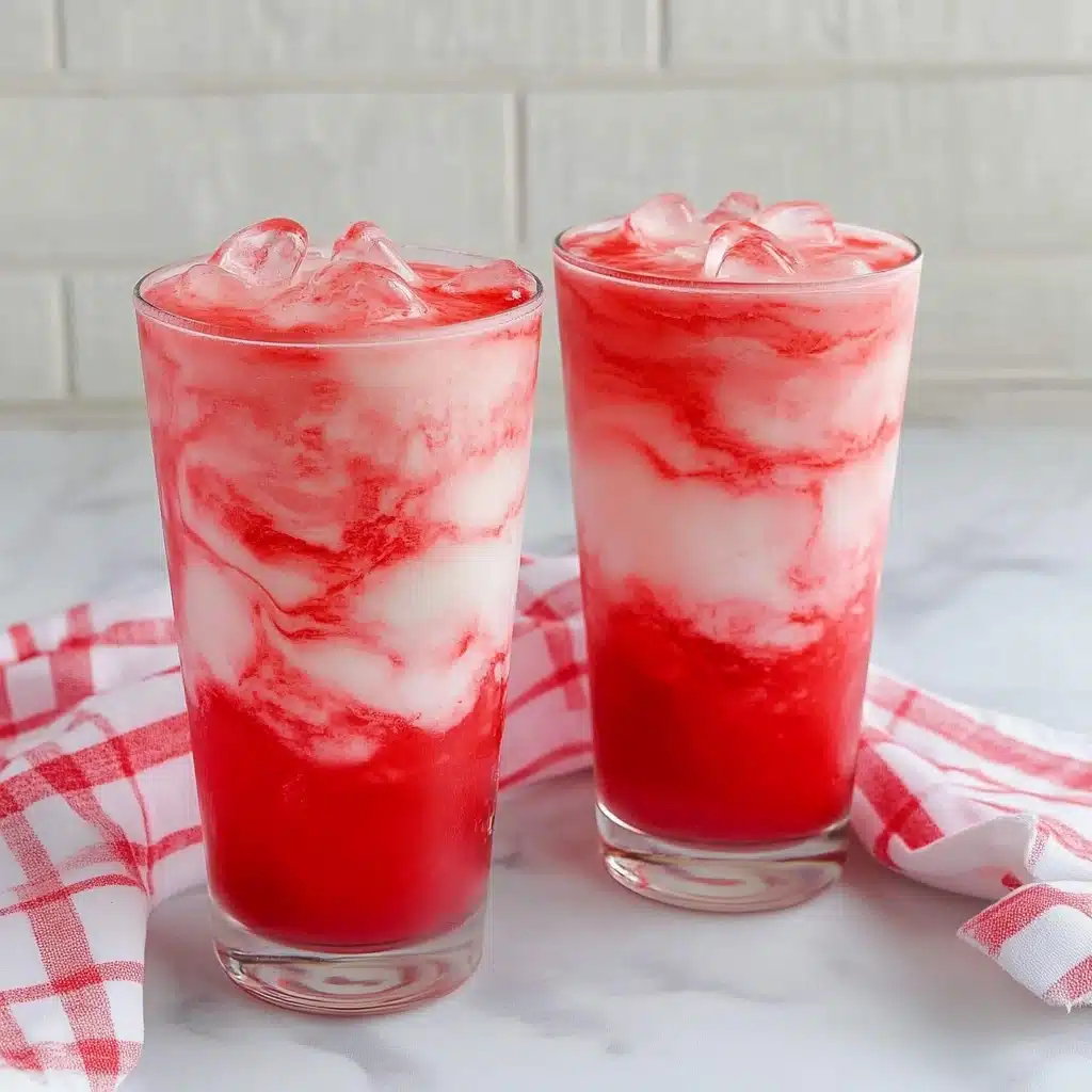 Vanilla-Strawberry Cream Soda Recipe - Recipe Image