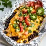 Cheesy Santa Fe Chicken Foil Packets Recipe