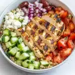 Mediterranean Grilled Chicken Quinoa Bowls Recipe