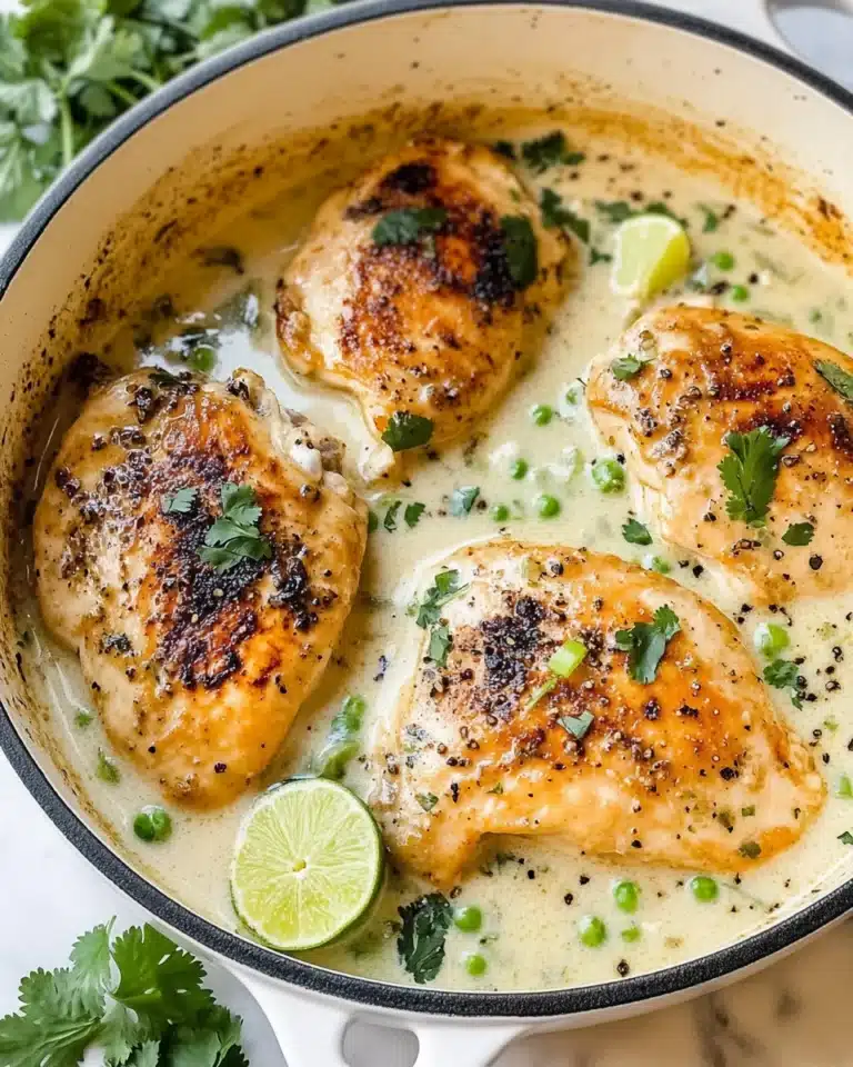 Coconut Lime Cilantro Chicken Recipe