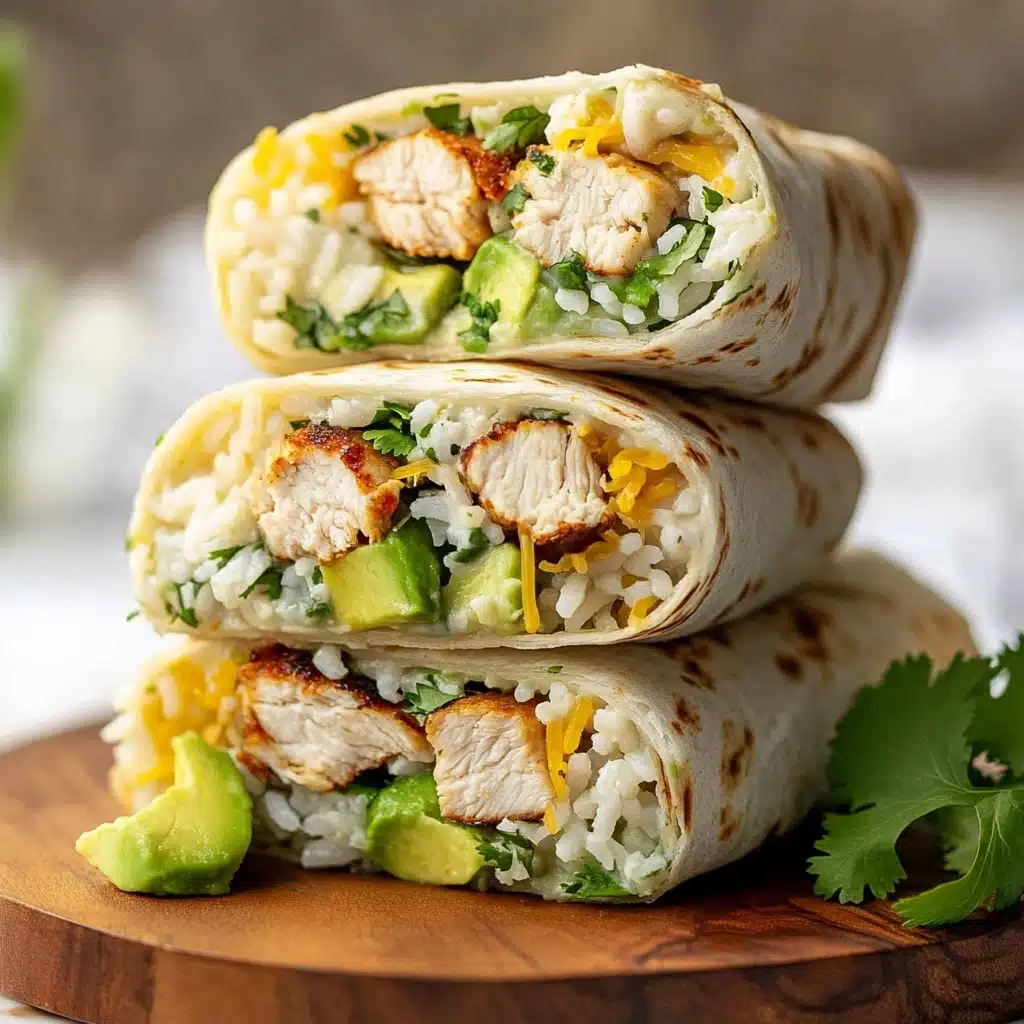 Grilled Chicken and Avocado Burritos Recipe - Recipe Image