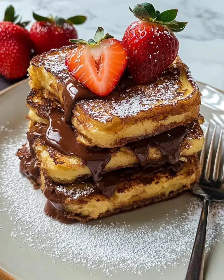Nutella Stuffed French Toast Recipe