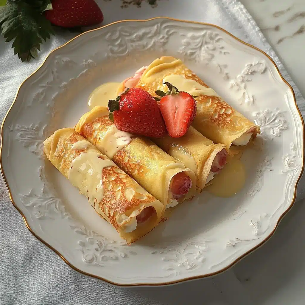 Strawberry Swirl Crepe Delights Recipe - Recipe Image