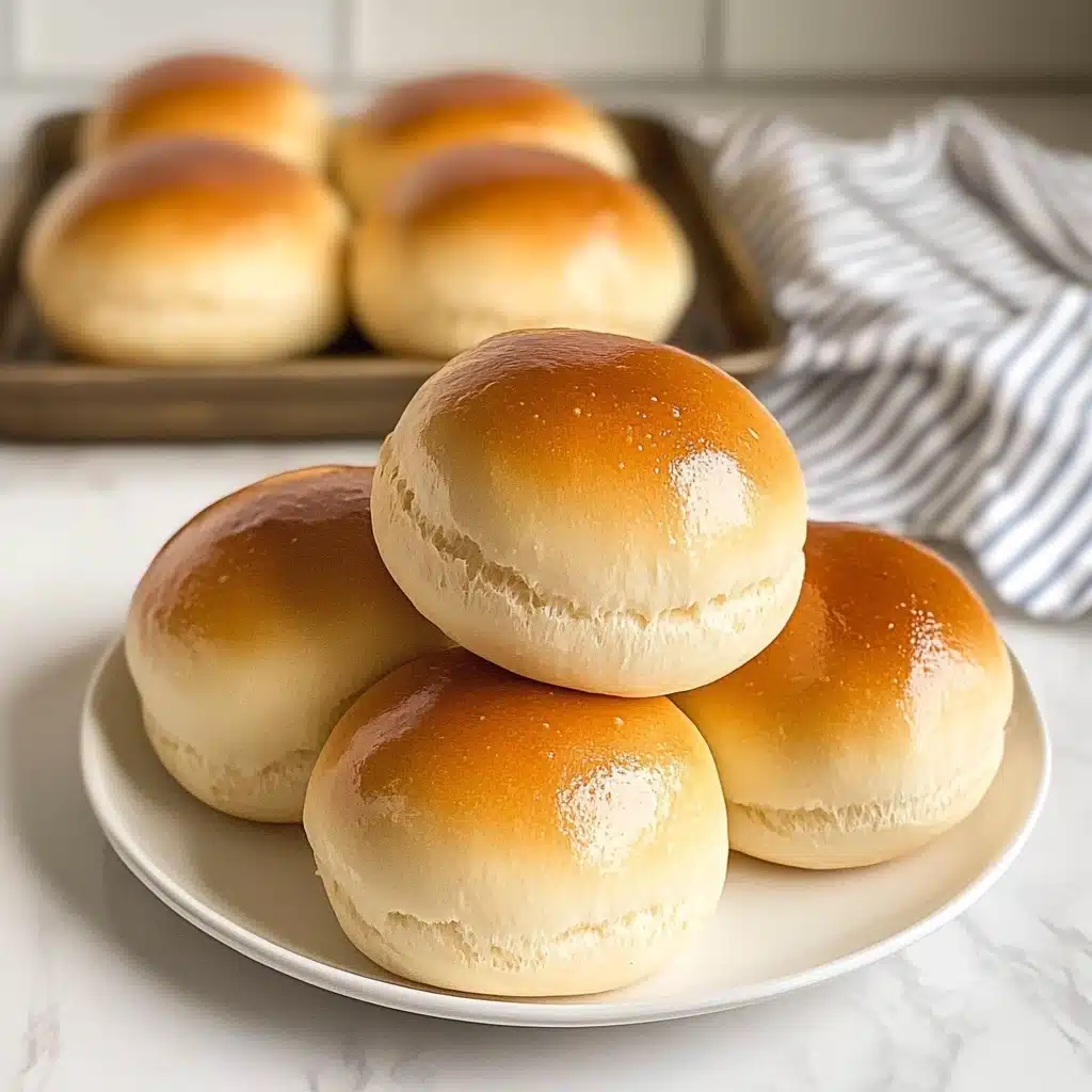 Mom's Soft and Buttery Homemade Buns Recipe - Recipe Image