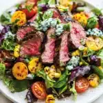 Grilled Balsamic Steak Salad with Gorgonzola Recipe