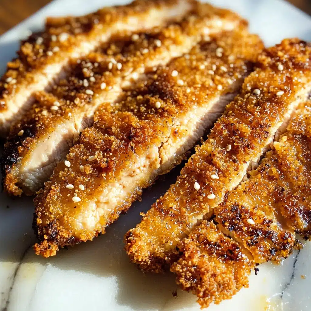 Sesame Crusted Chicken Katsu Bowls Recipe - Recipe Image