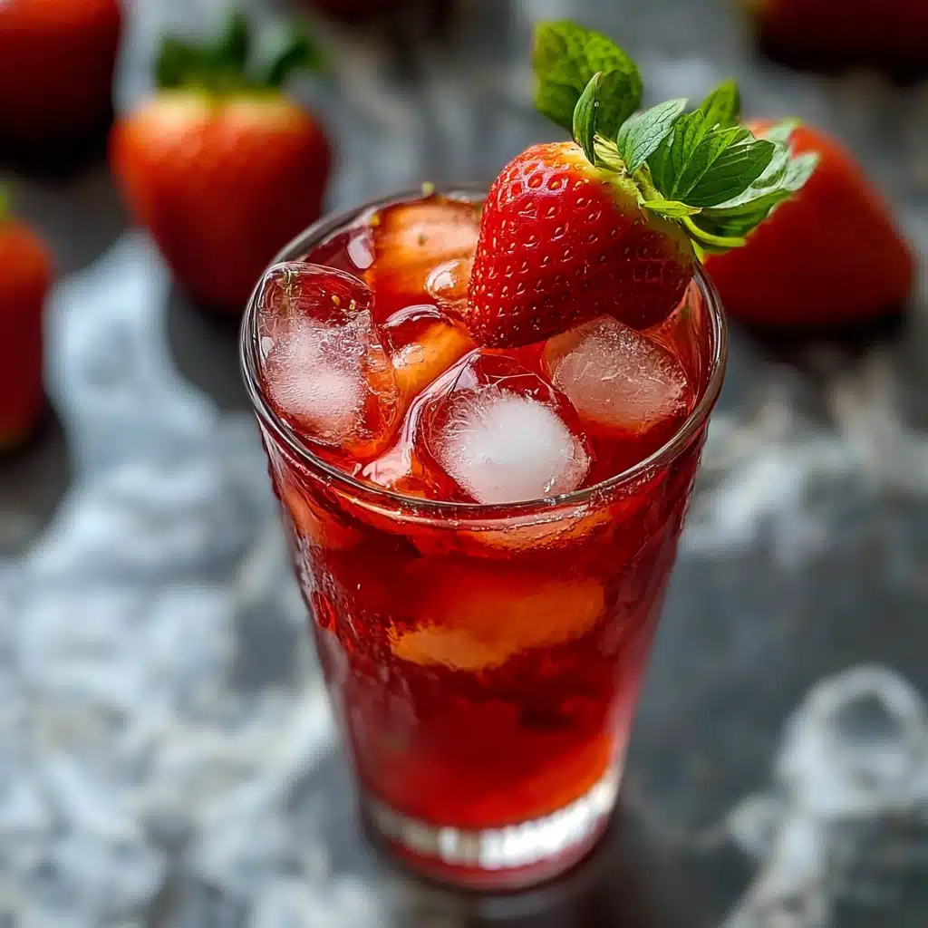 Strawberry Iced Tea Recipe - Recipe Image