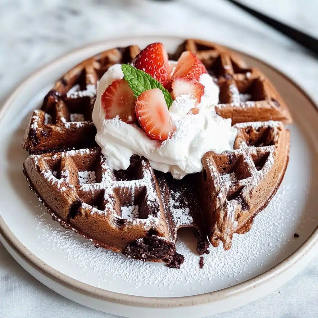 Best Nutella Waffles Recipe - Recipe Image