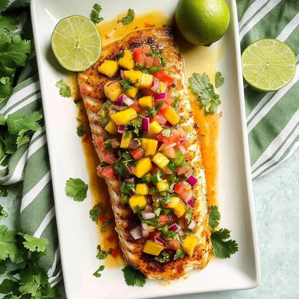 Salmon with Mango Salsa Recipe - Recipe Image