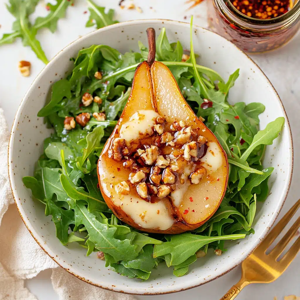 Vegan Baked Pears With Feta & Hot 