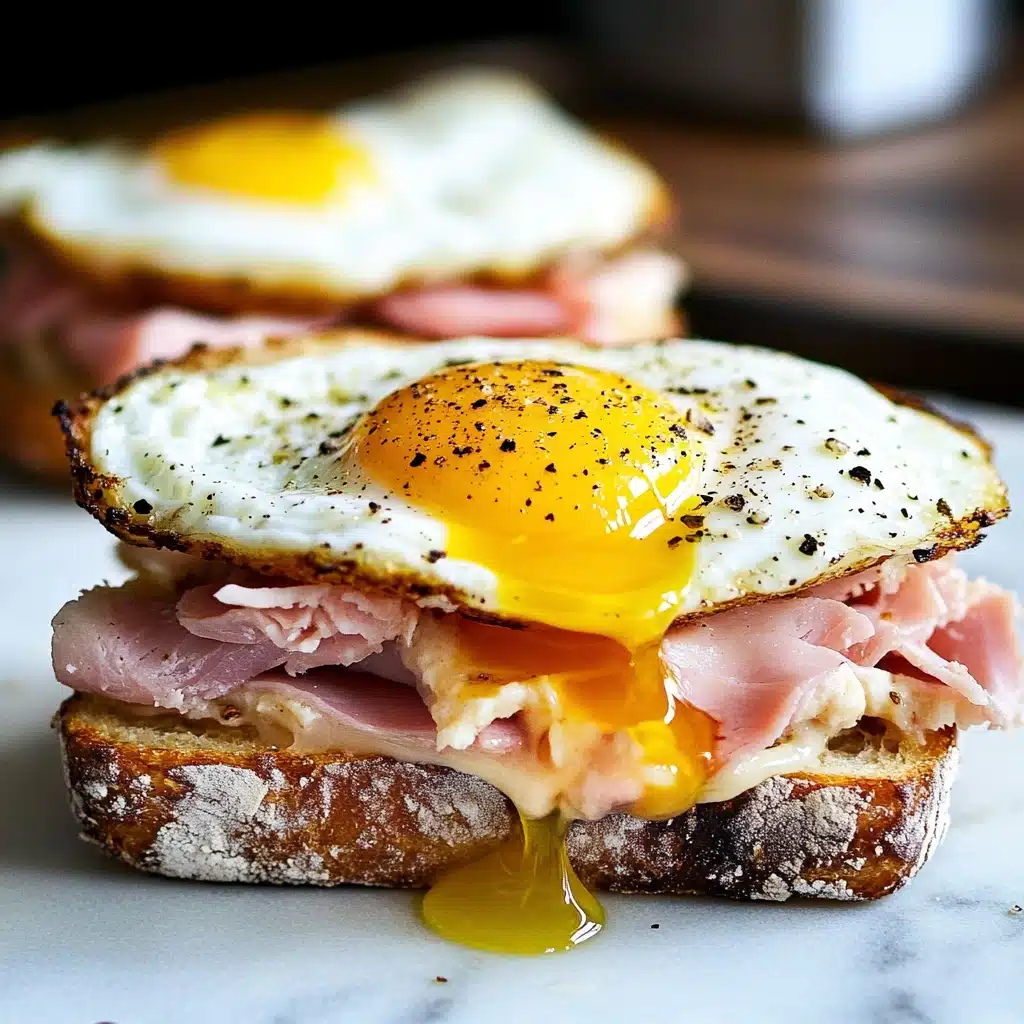 Croque Monsieur (Croque Madame) with Poached Eggs Recipe - Recipe Image