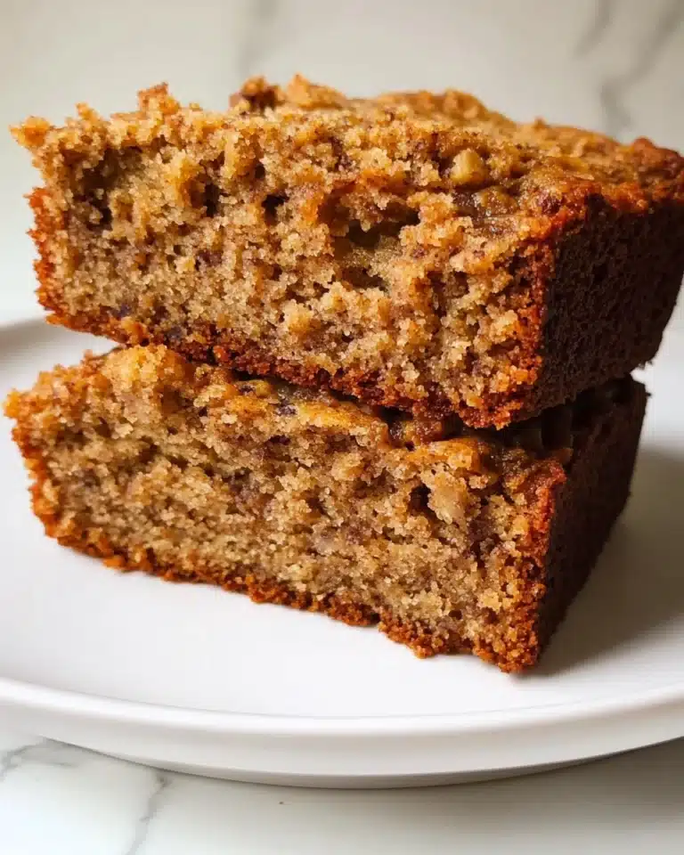 Healthy Breakfast Oatmeal Apple Cake Recipe