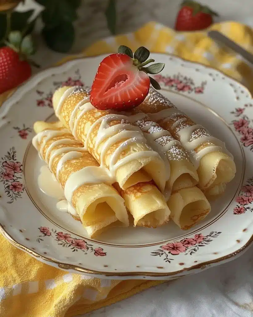 Strawberry Swirl Crepe Delights Recipe