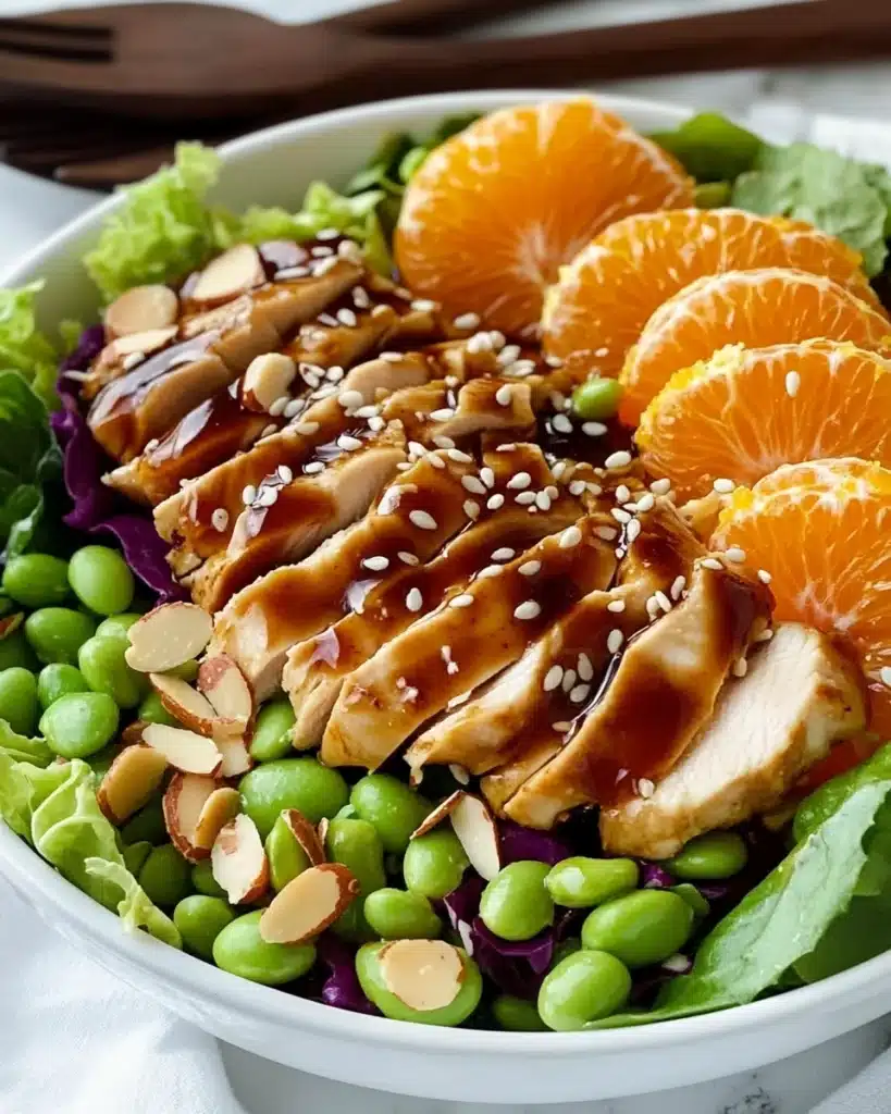 Teriyaki Chicken Salad with Honey Mustard Dressing Recipe