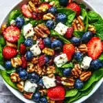 Balsamic-Glazed Spinach Strawberry Salad Recipe