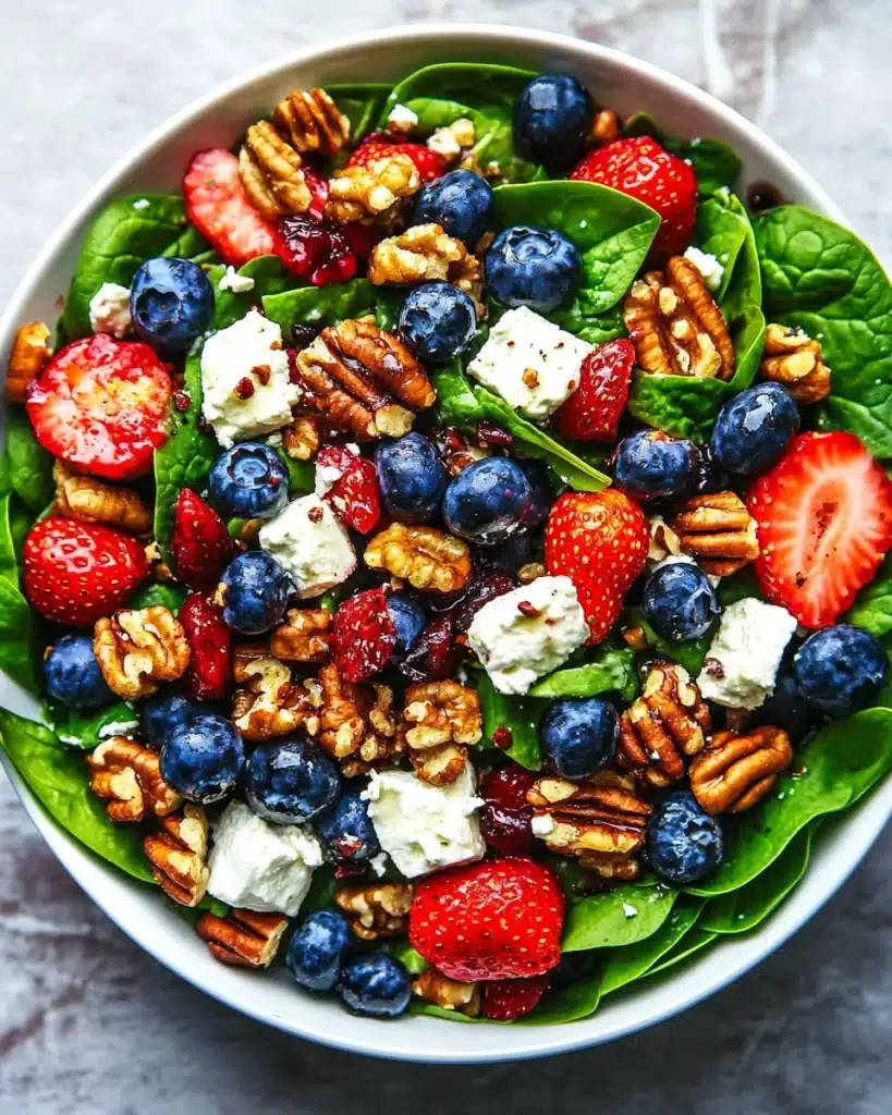 Balsamic-Glazed Spinach Strawberry Salad Recipe
