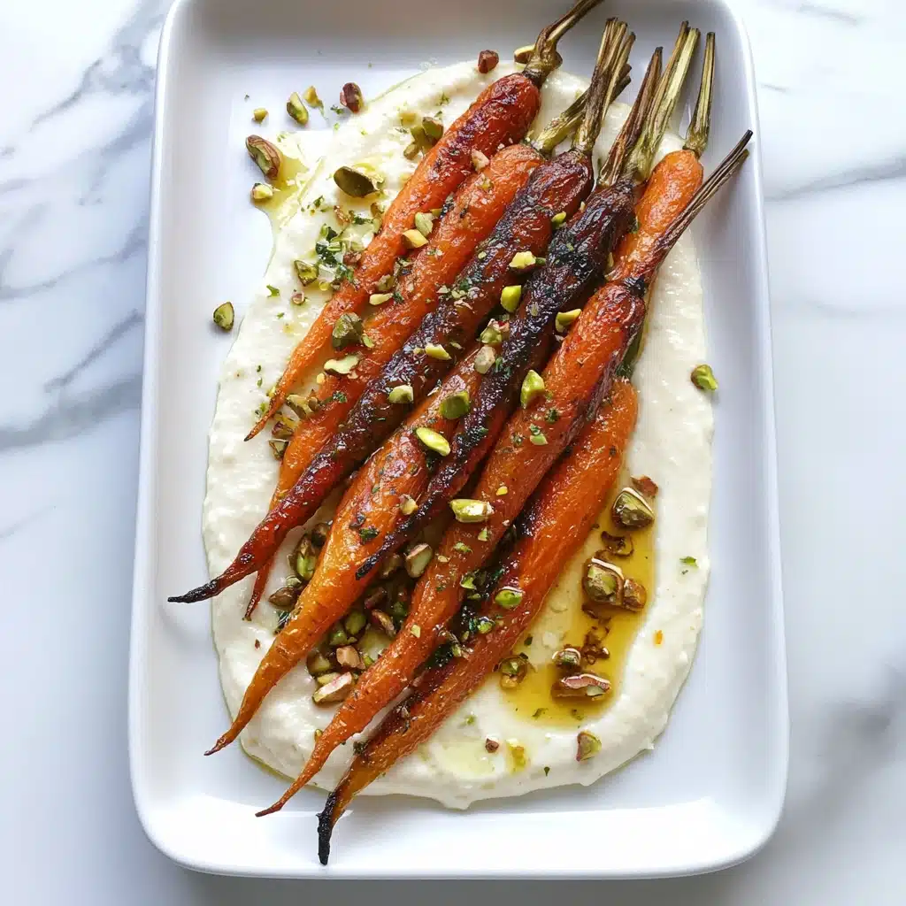 Thyme-Roasted Carrots with Whipped Ricotta & Hot Honey Recipe - Recipe Image
