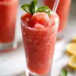 Frozen Watermelon Mint Lemonade Recipe