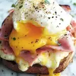 Croque Monsieur (Croque Madame) with Poached Eggs Recipe