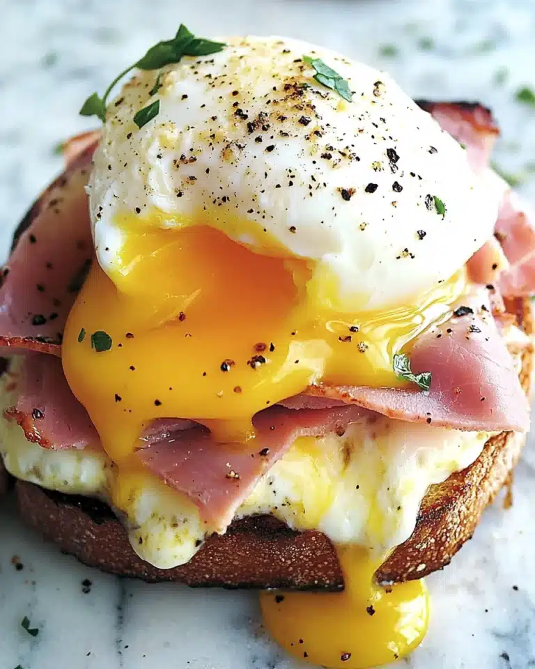 Croque Monsieur (Croque Madame) with Poached Eggs Recipe