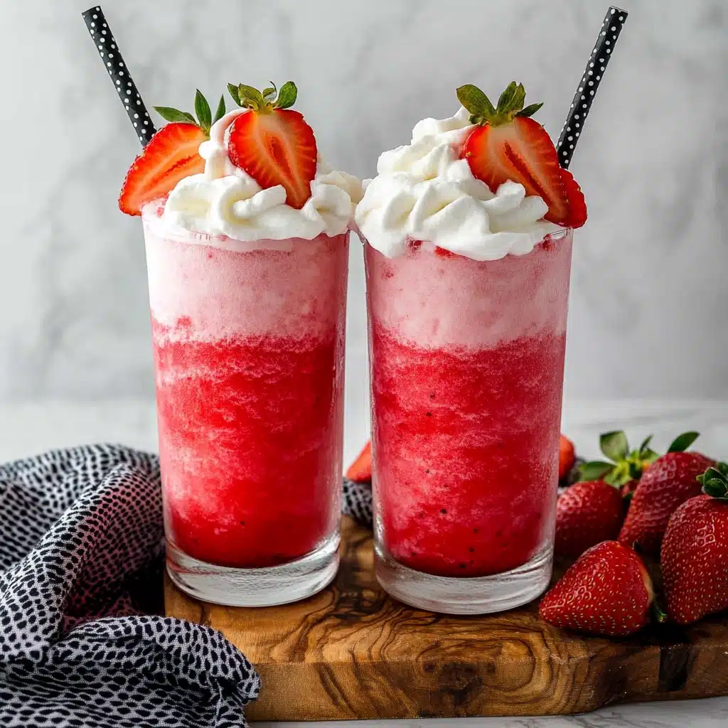 Vanilla-Strawberry Cream Soda Recipe - Recipe Image