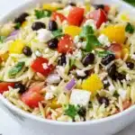 Cilantro Lime Confetti Orzo Salad Recipe
