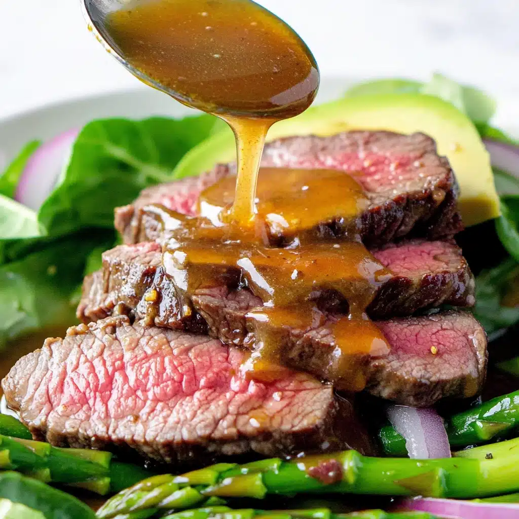 Grilled Steak and Pineapple Asparagus Salad Recipe - Recipe Image