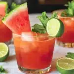 Watermelon Mint Mojito Sparkler Recipe